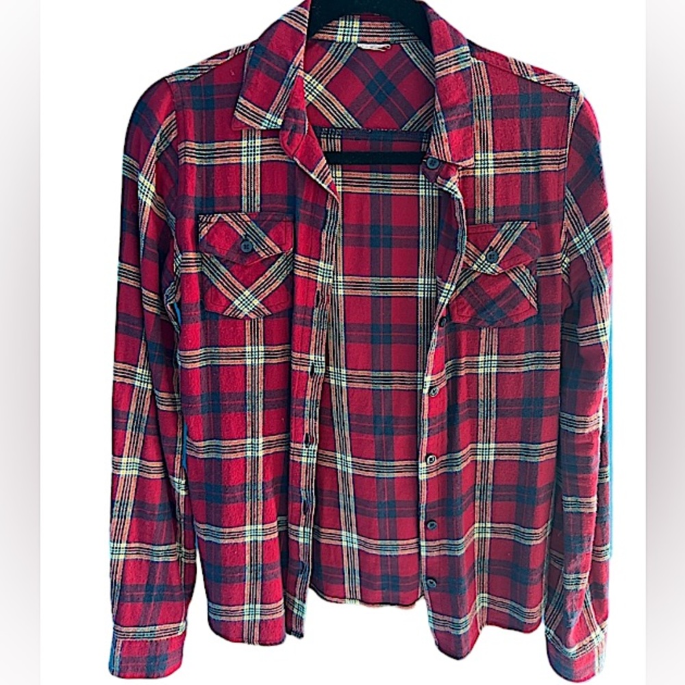 Classic Red Plaid Flannel 🍁